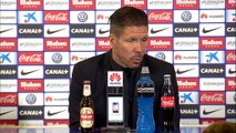 Simeone valora la importancia de los 3 puntos