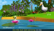 Five Little Ducks Went Out One Day - 3D Animation Five Little Ducks Nursery Rhyme for children.mp4