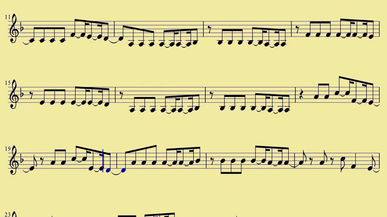 [ Clarinet ]  Demons - Imagine Dragons - www.downloadsheetmusic.com.br