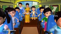 Wheels On The Bus Go Round And Round New - 3D Animation Nursery Rhymes & Songs For Children.mp4