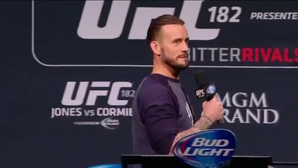 An awkward UFC Q&A with CM Punk