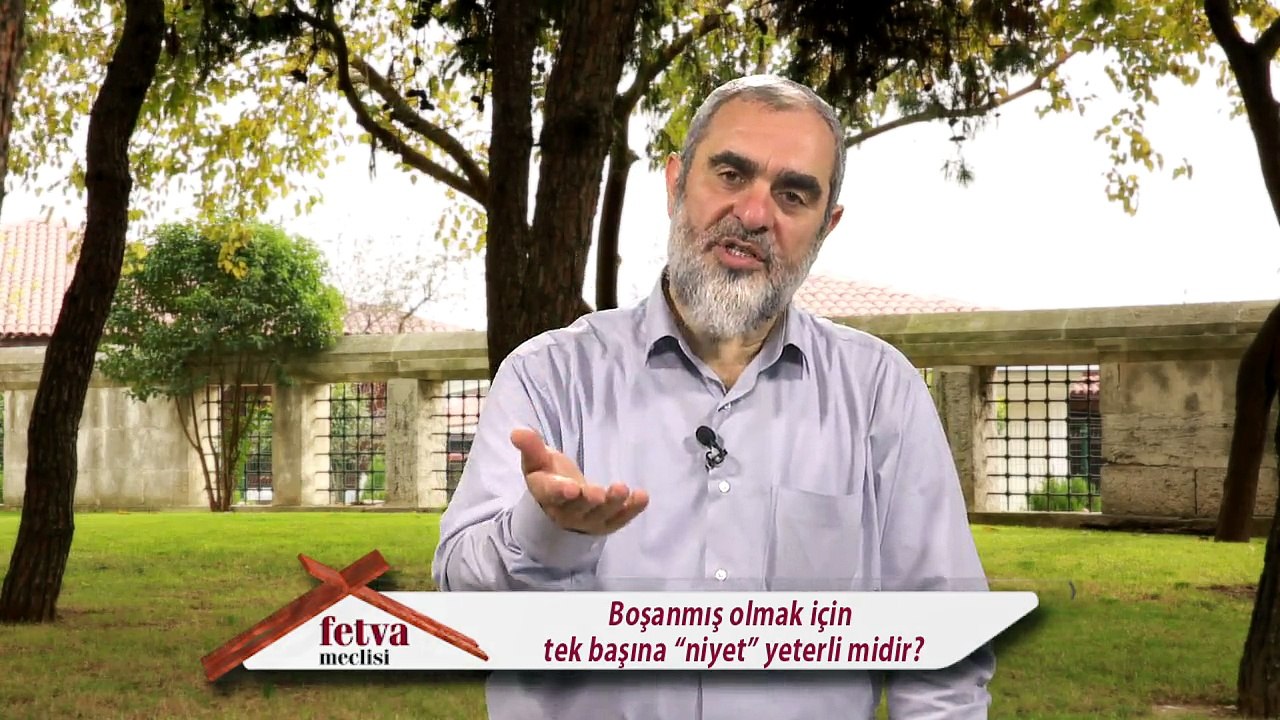 313) Boşanmış olmak için tek başına niyet yeterli midir? - Nureddin Yıldız - fetvameclisi.com