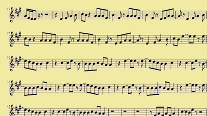 [ Clarinet ]  Domino - Jessie J  -  www.downloadsheetmusic.com.br