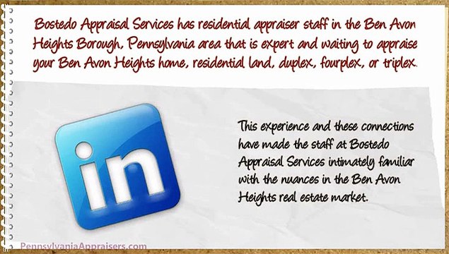 Ben Avon Heights Appraisers - 412.831.1500 - Appraisal Ben Avon Heights