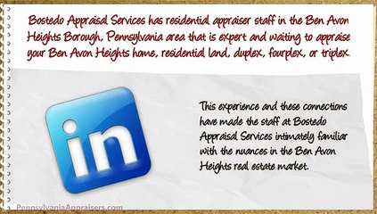Ben Avon Heights Appraisers - 412.831.1500 - Appraisal Ben Avon Heights