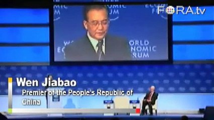 Wen Jiabao Alludes to US Role in Global Financial Crisis