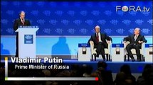 Vladimir Putin: Global Economic Crisis a 'Perfect Storm'