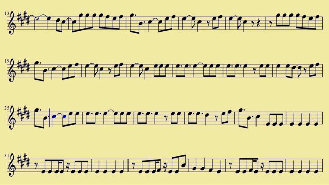 [ Oboe ] Dynamite - Taio Cruz - downloadsheetmusic.com.br