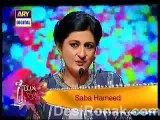 Saba Hameed﻿ gracing the stage Of Lux Awards 2013