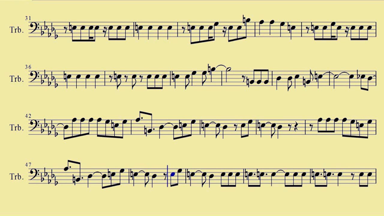 [ Trombone ] Dynamite  - Taio Cruz  -  www.downloadsheetmusic.com.br