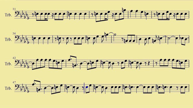 [ Trombone ] Dynamite - Taio Cruz - downloadsheetmusic.com.br