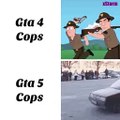 GTA 4 VS GTA V : les flics !