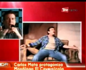 Carlos Mata  - presentando el cavernicola