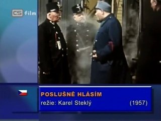 Poslušně hlásím (upoutávka, CZ, CS film, 64")