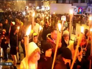 Sarıkamış Şehitleri 100. Yılında meşalelerle böyle anıldı