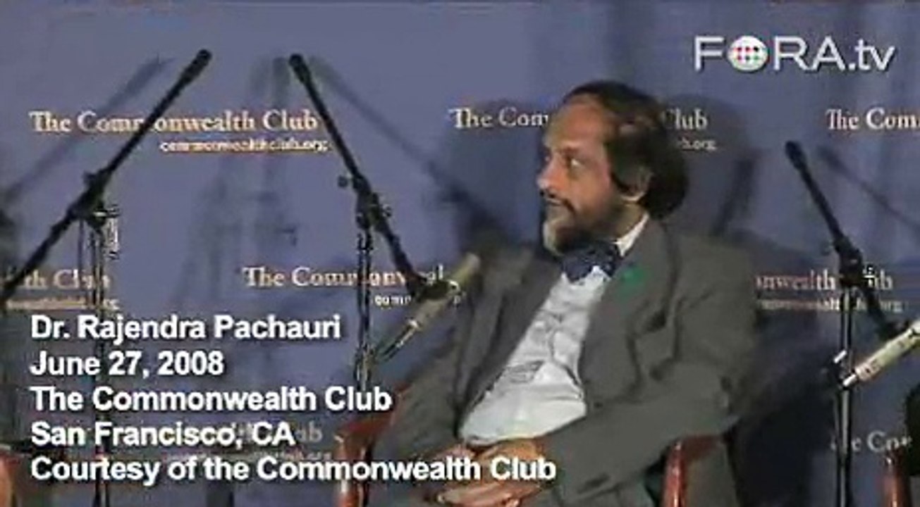 Rajendra Pachauri: Humans Cause Climate Change