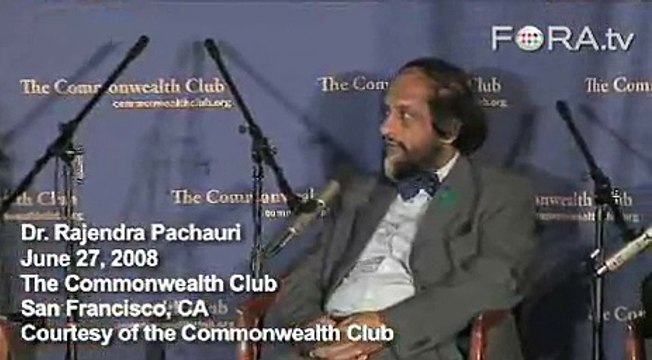 Rajendra Pachauri: Humans Cause Climate Change