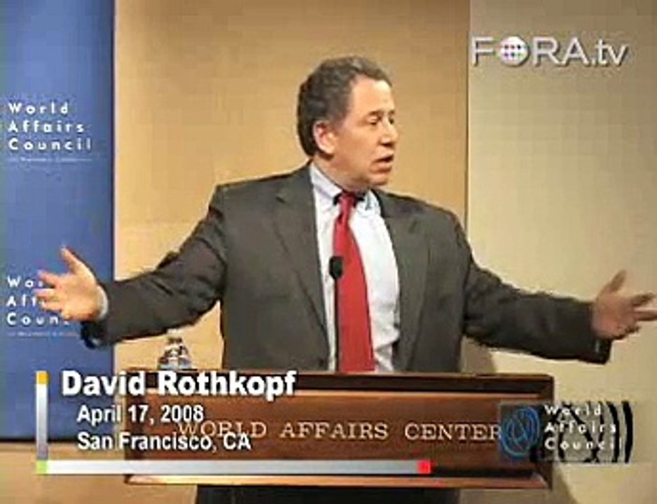 David Rothkopf on the Federal Bailout of Private Finance