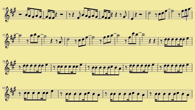[ Flute ] Get Lucky - Daft Punk - downloadsheetmusic.com.br