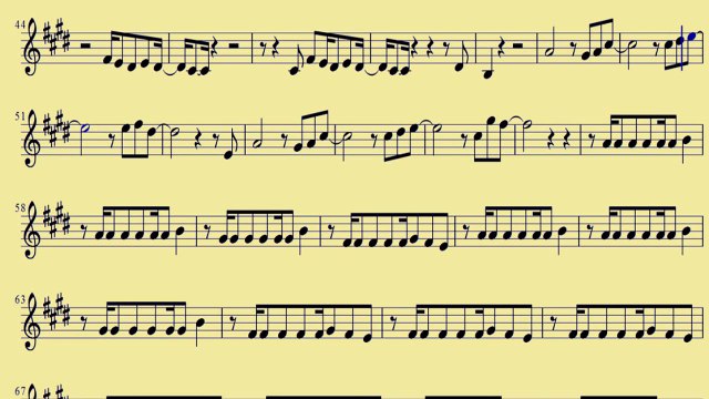 [ French ] horn Get Lucky - Daft Punk - downloadsheetmusic.com.br