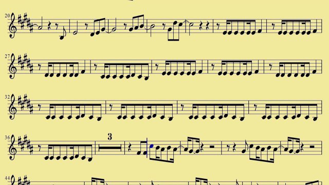 [ Trumpet ] Get Lucky - Daft Punk - downloadsheetmusic.com.br