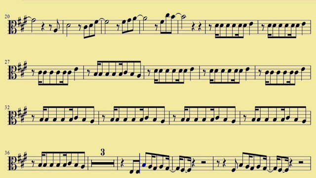 [ Viola ] Get Lucky - Daft Punk - downloadsheetmusic.com.br