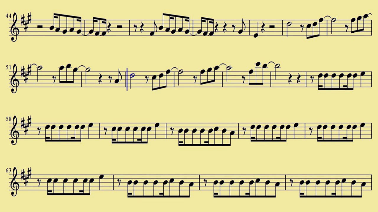 [ Violin ] Get Lucky - Daft Punk - www.downloadsheetmusic.com.br