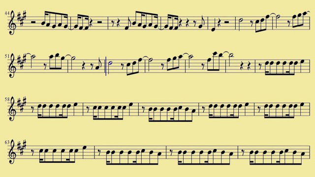 [ Violin ] Get Lucky - Daft Punk - downloadsheetmusic.com.br