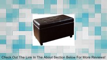 Simpli Home S-38 Cosmoplitan Collection Rectangular Storage Ottoman, PU Leather, 1-Pack Review