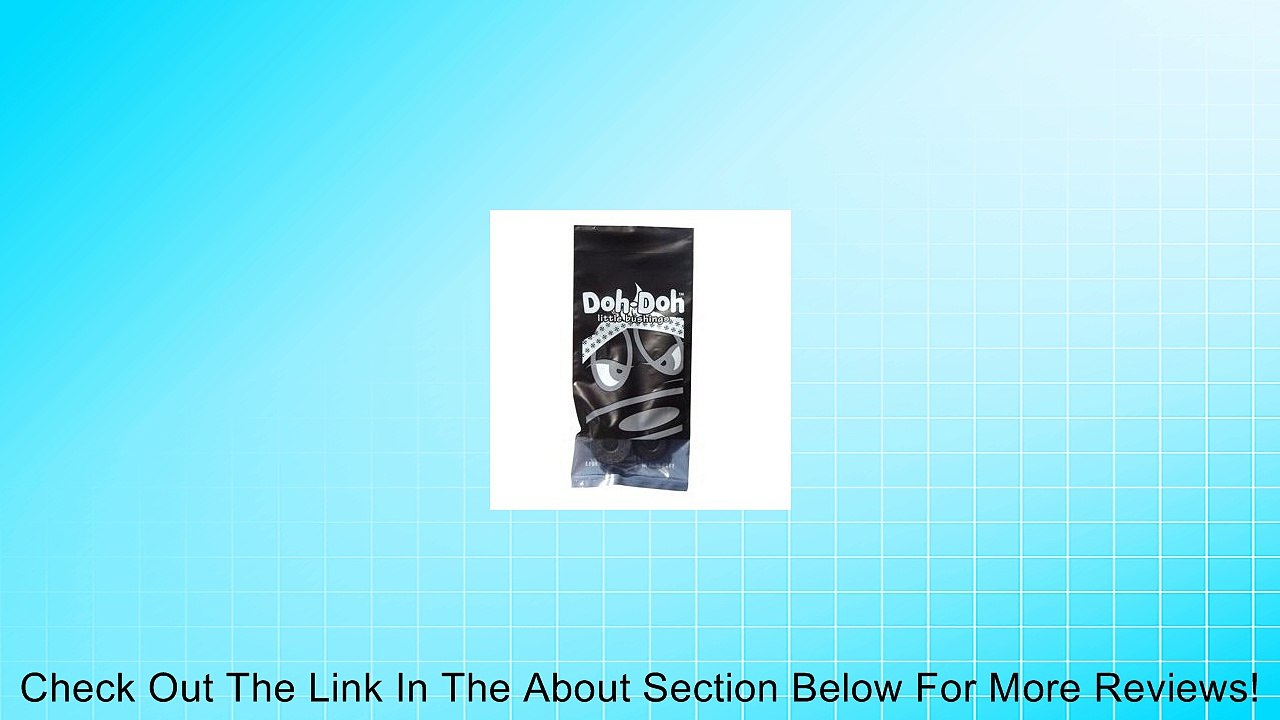 Shorty's Black Doh-Doh Bushings 100a Rock Hard (2 Sets) For Skateboards & Longboards Review