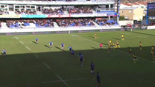 TOP14 - Castres-La Rochelle: Essai Geoffrey Palis (CAS) - J15 - Saison 2014/2015