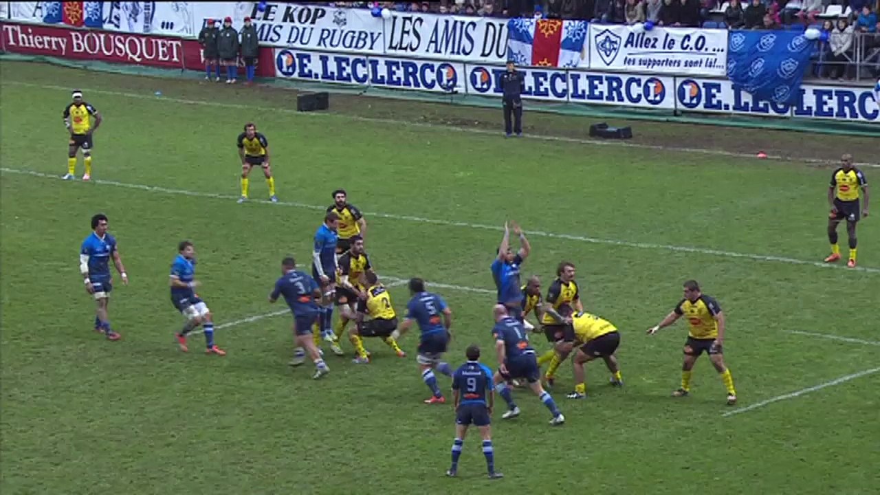 TOP14 - Castres-La Rochelle: Essai Paea Faanunu (CAS) - J15 - Saison 2014/2015