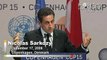 Nicolas Sarkozy Criticizes US and China's COP15 Promises