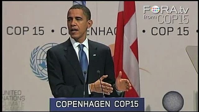 Obama Lays Out US Terms for COP15 Climate Accord