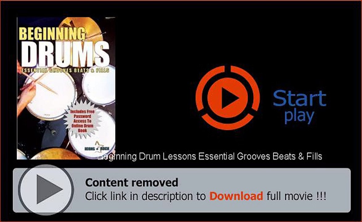 Download Beginning Drum Lessons Essential Grooves Beats & Fills Movie Online