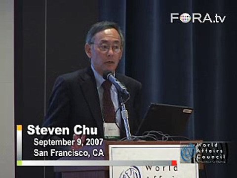 Steven Chu on Biofuels and Climate Change