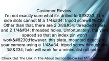SMALLRIG Camera Mounting Plate,tripod Mounting Plate 2 w/ 2pcs 15mm Railblock Review