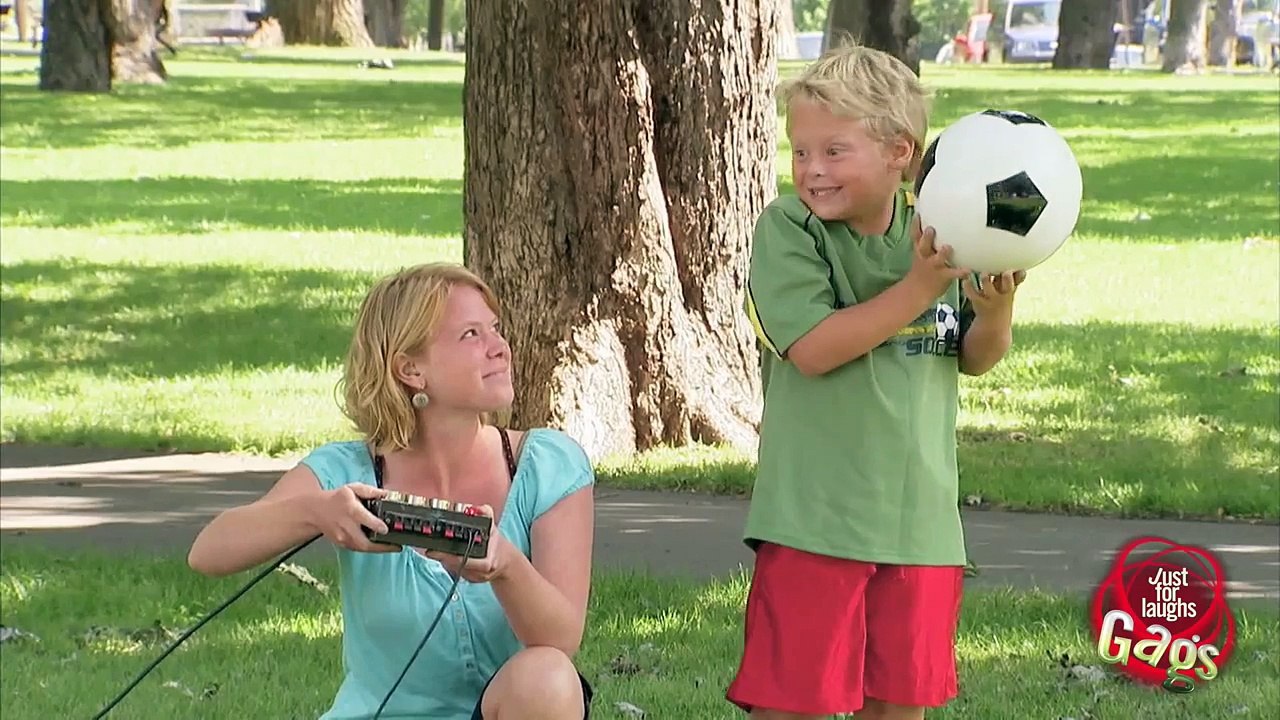 Exploding Soccer Ball Prank
