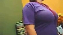 HUGE SEXY BIG BOOBS SEXY GIRL IN KFC USA