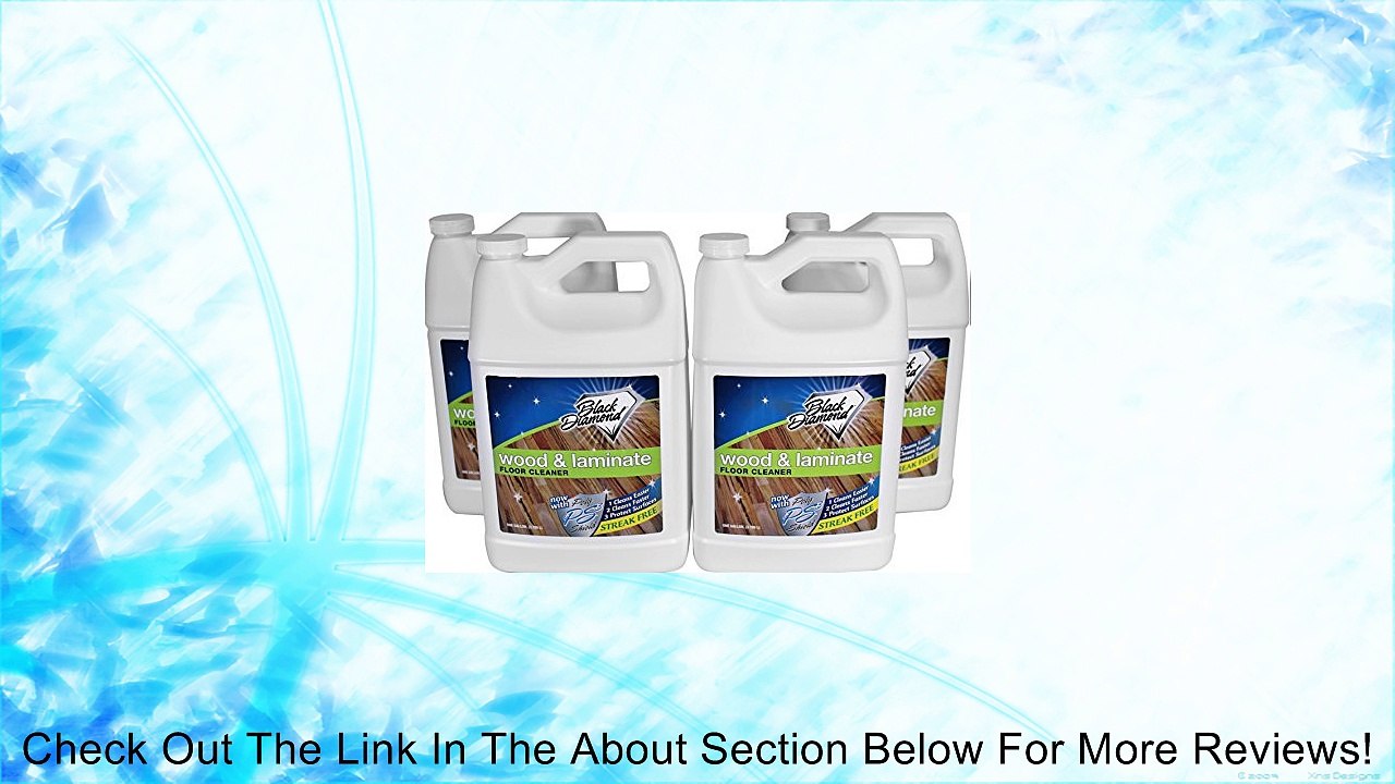 Black Diamond Wood & Laminate Floor Cleaner: For Hardwood, Real, Natural & Engineered Flooring -Biodegradable Safe for Cleaning All Floors Review