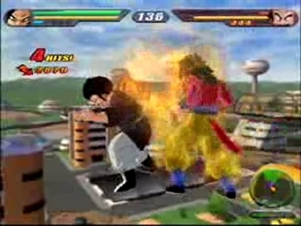 Dragon ball z  sangoku 4 vs satan