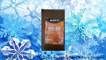 Sony DVD-RW - Blank DVD-RW Discs (9 DVD's with full size cases) Review