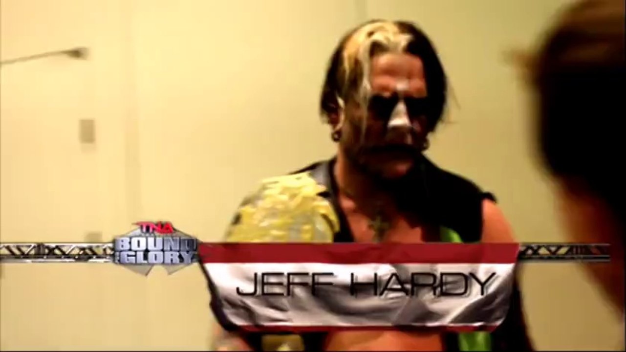 Jeff Hardy after winning at Bound For Glory 2010