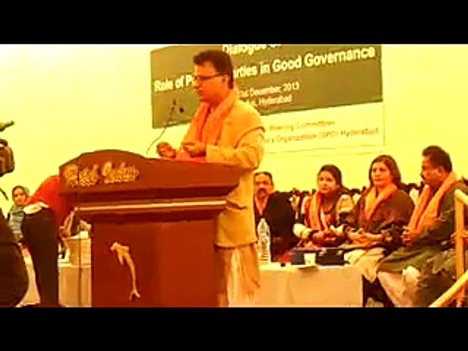 Ayaz Latif Palijo Speech Dialogue on Role Of Political Parties In Good Governance at Indus Hotel Hyd, 3/3