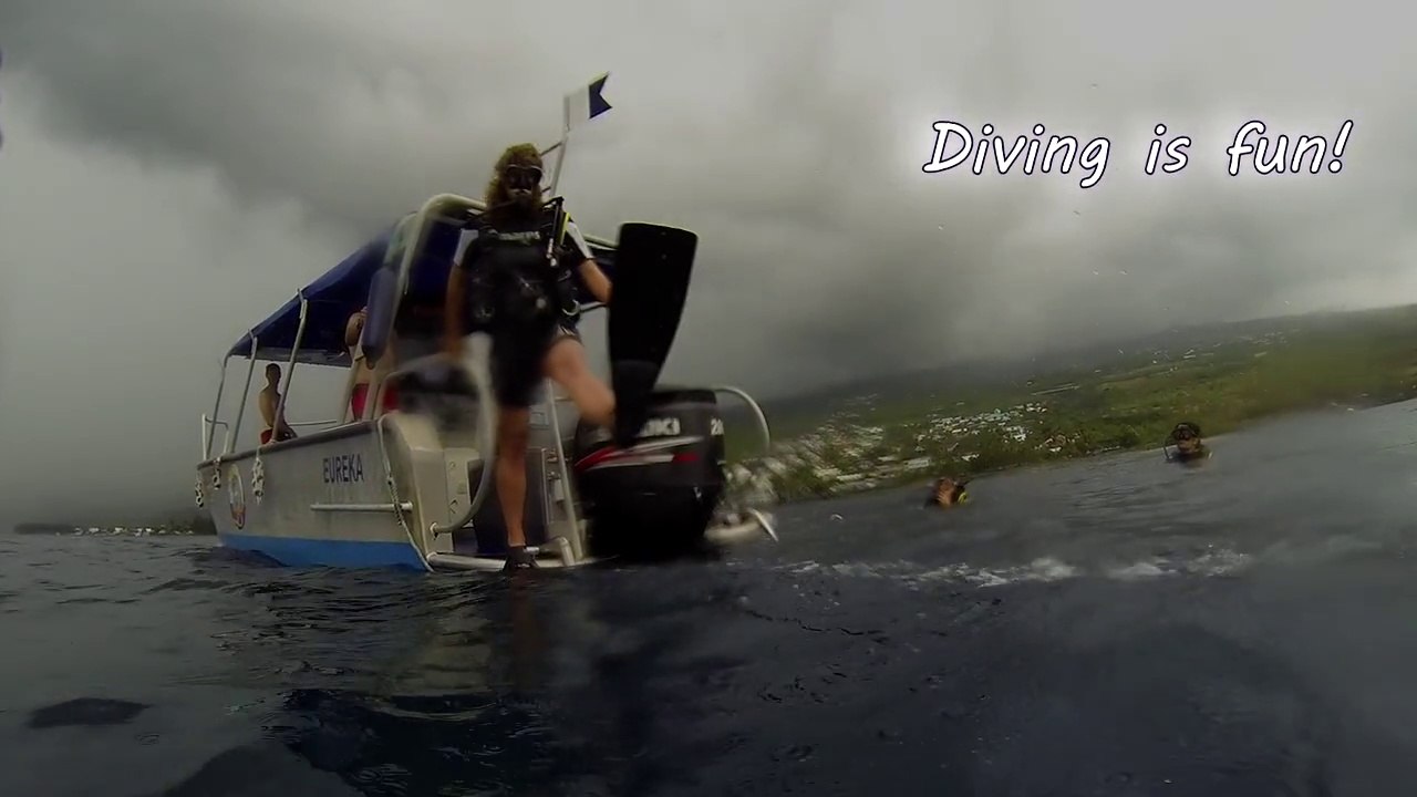 Diving is fun