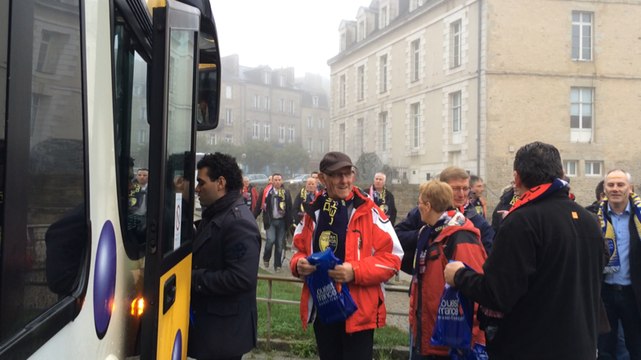 Les premiers supporters ont quitté Dinan