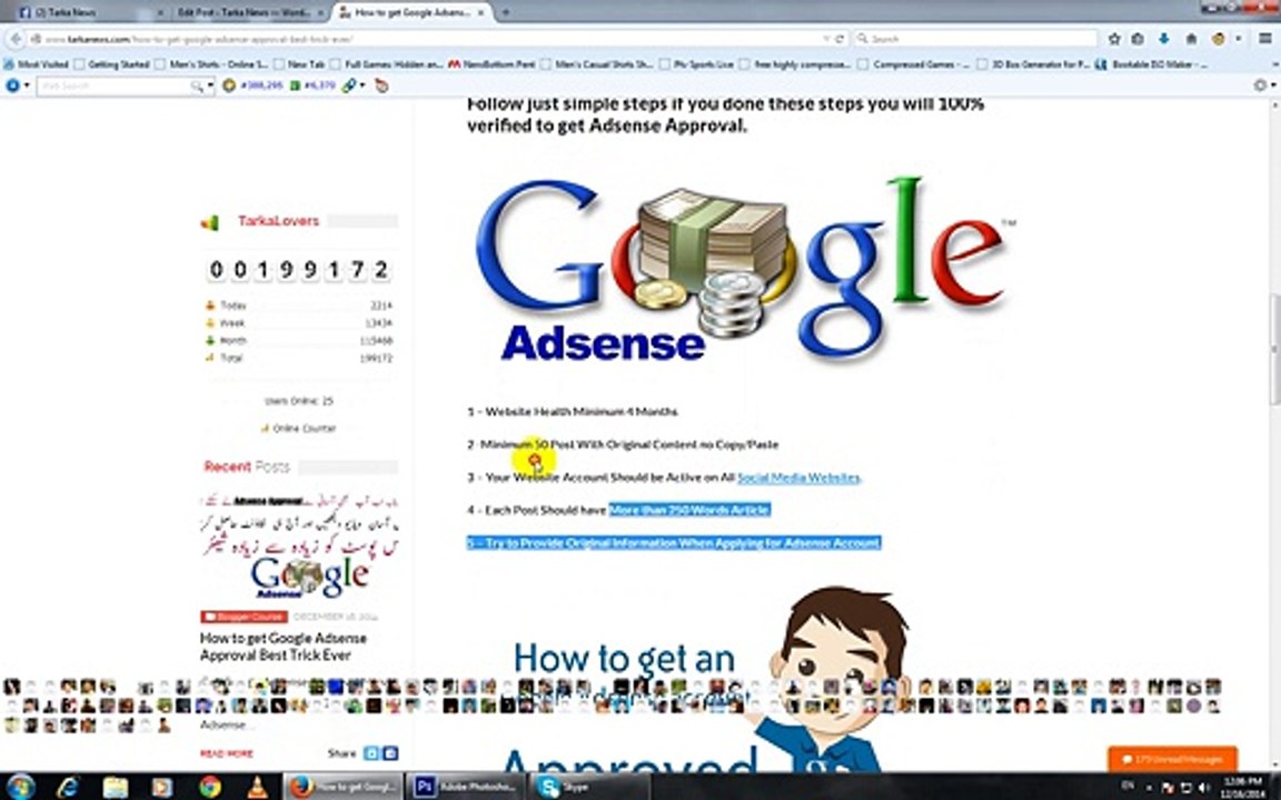How to Get Google Adsense Approval Best Trick Ever In Urdu - Bestitdunya