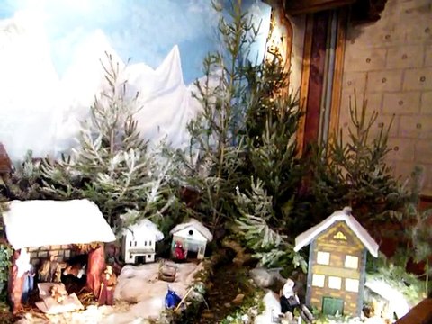 Crêche de Noël 2014 en la Basilique de Notre Dame de Marceille de Limoux (AUDE)