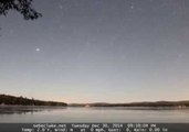 Darkness Descends Over Lake Sebec on the Last Night of 2014