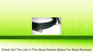 50ft RG8u Coax Cable with AMPHENOL PL259s attached Review